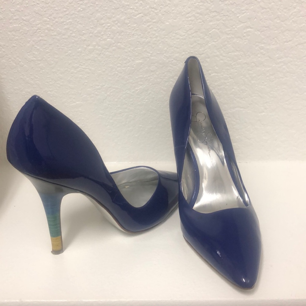 Sz 9.5 | Jessica Simpson Vanity Cobalt Blue Heels